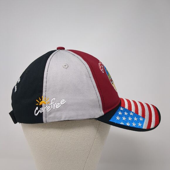 ShadePro Quartzsite 2020 Strapback Hat Multicolor One Size USA Flag - Picture 4 of 7
